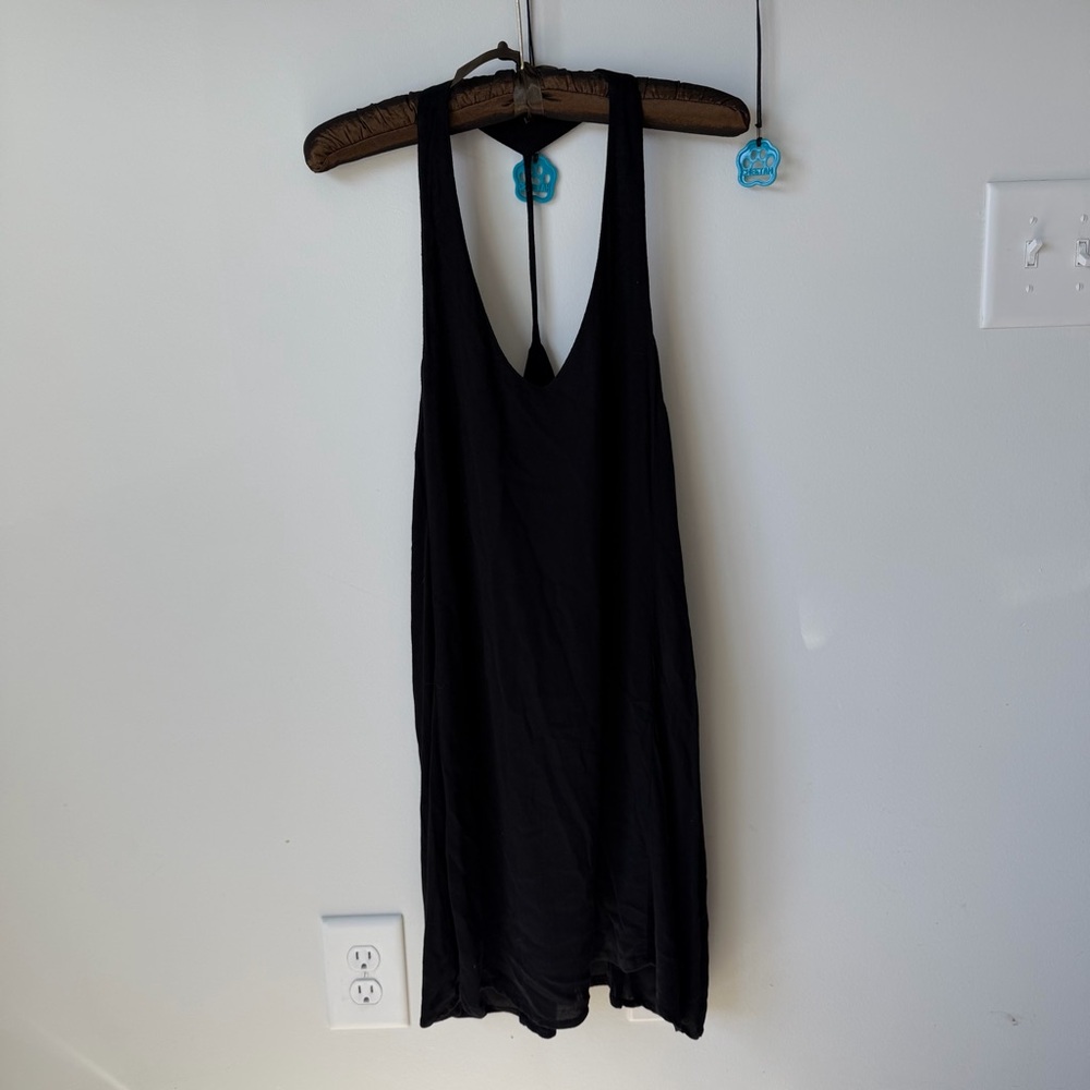 Vintage 2000s black mini dress